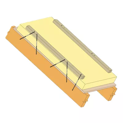 Vis sarking tête cylindrique double filetage - SIMPSON SWRS