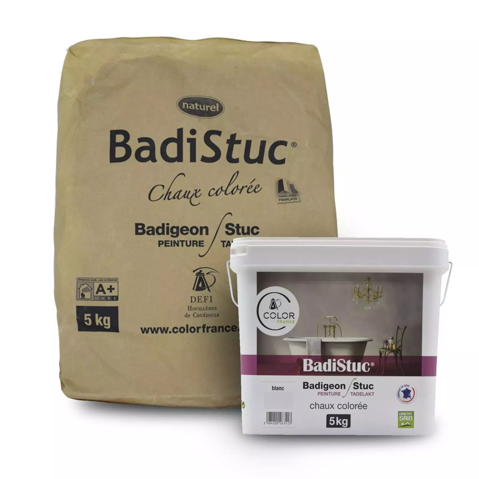 Stuc et badigeon - Houillères de Cruéjouls BadiStuc Couleur & Déco