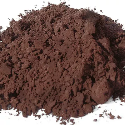 Pigment naturel minéral - Ombre Calcinée - Houillères de Cruéjouls