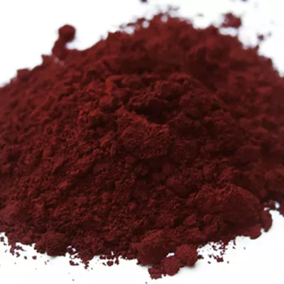 Pigment naturel minéral - Rouge Van Dyck - Houillères de Cruéjouls