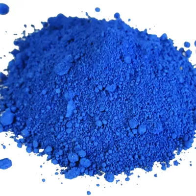 Pigment synthétique - Bleu Paon  - Houillères de Cruéjouls