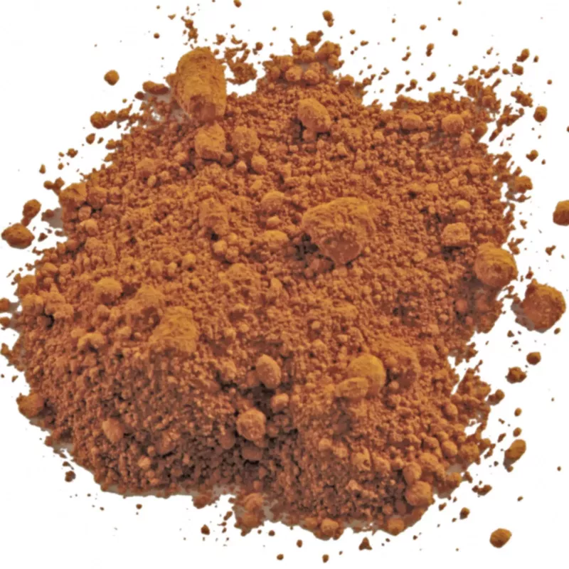 Pigment synthétique - Terre Orangée  - Houillères de Cruéjouls