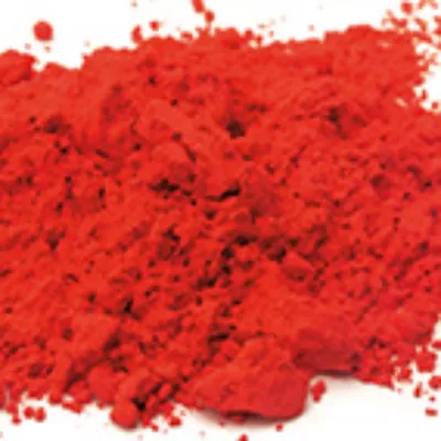 Pigment de cadnium ou autre - Corail  - Houillères de Cruéjouls