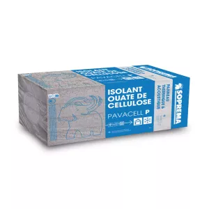 Panneau isolant thermo-acoustique ouate de cellulose - SOPREMA PAVACELL P