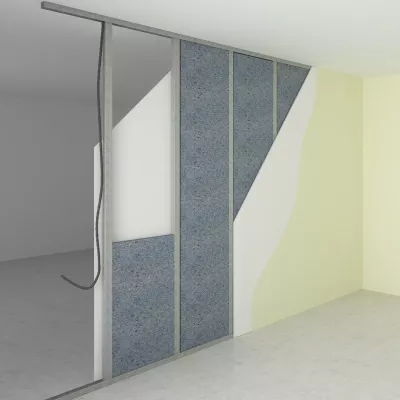 Panneau isolant acoustique ouate de cellulose - SOPREMA PAVACELL dB