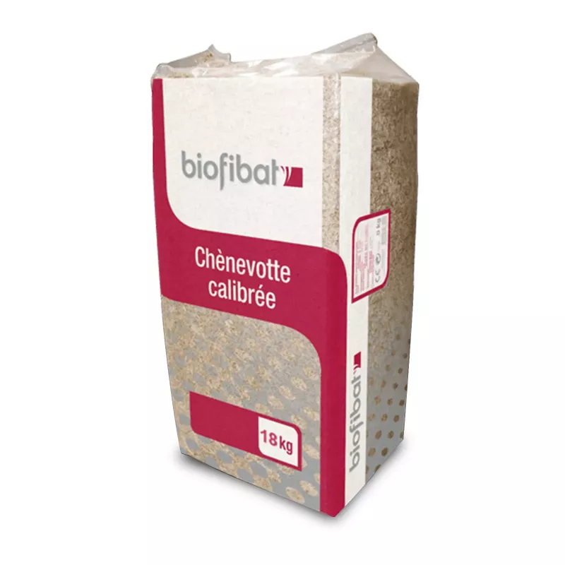 Chènevotte de paille de chanvre - Biofibat