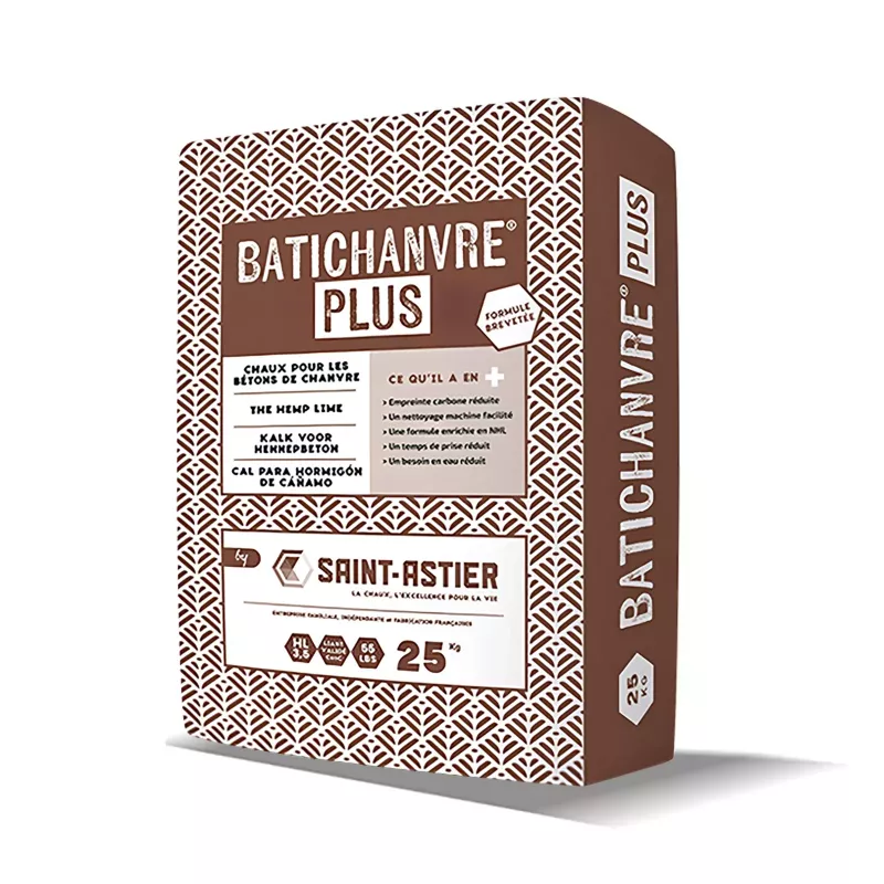 Chaux pour les bétons de chanvre - Saint-Astier BATICHANVRE PLUS
