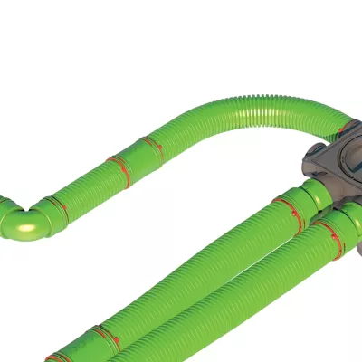 Conduit semi-rigide circulaire en PEHD alimentaire antistatique et antibactérien - BRINK Air Excellent System