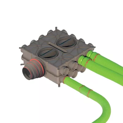 Conduit semi-rigide circulaire en PEHD alimentaire antistatique et antibactérien - BRINK Air Excellent System