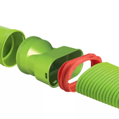 Joint d'étanchéité pour conduit semi-rigide semi-circulaire - BRINK Air Excellent System