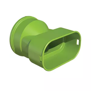 Adaptateur de conduit semi-rigide semi-circulaire pour caisson de distribution d'air - BRINK Air Excellent System