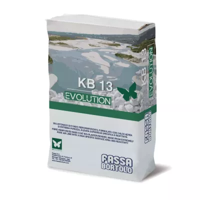 Mortier de fond fibré à la chaux - KB 13 EVOLUTION