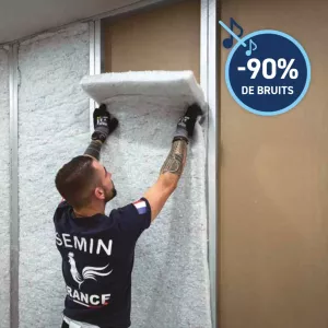 Rouleau isolant acoustique en fibres textiles recyclées - Semin PAR SON 43 dB