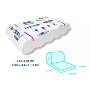 Rouleau isolant acoustique en fibres textiles recyclées - Semin PAR SON 43 dB