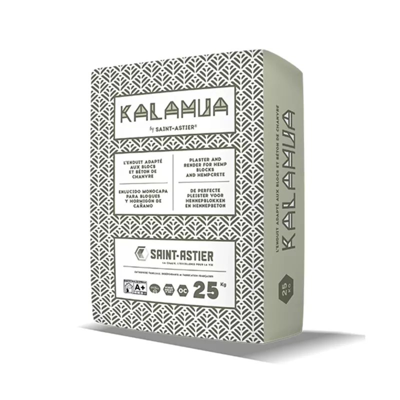 Enduit monocouche pour blocs biosourcés - Saint-Astier KALAMUA