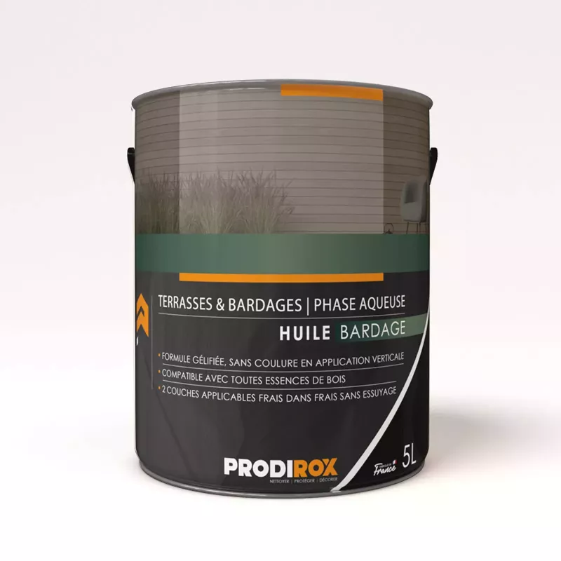 Imprégnation gélifiée d'origine végétale - Prodirox HUILE BARDAGE