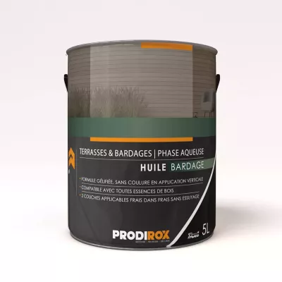 Imprégnation gélifiée d'origine végétale - Prodirox HUILE BARDAGE