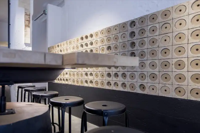 Cave à vin dans un restaurant