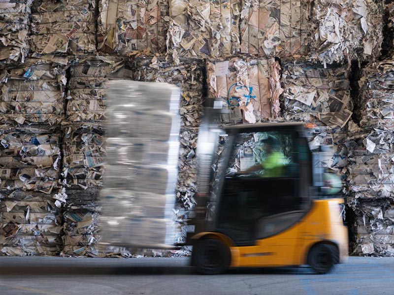 Ouate de cellulose à partir de papier recyclé